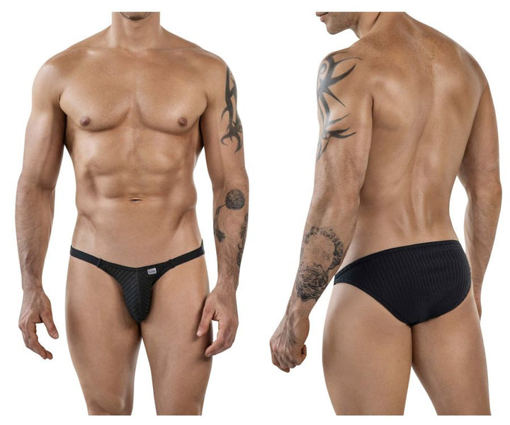Clever Moda Mantra Men's Bikini Brief in Black – men's briefs
