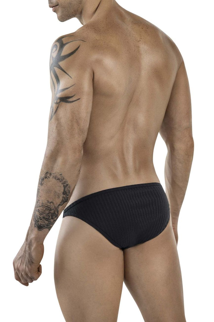 Clever Moda Mantra Men's Bikini Brief in Black – men's briefs
