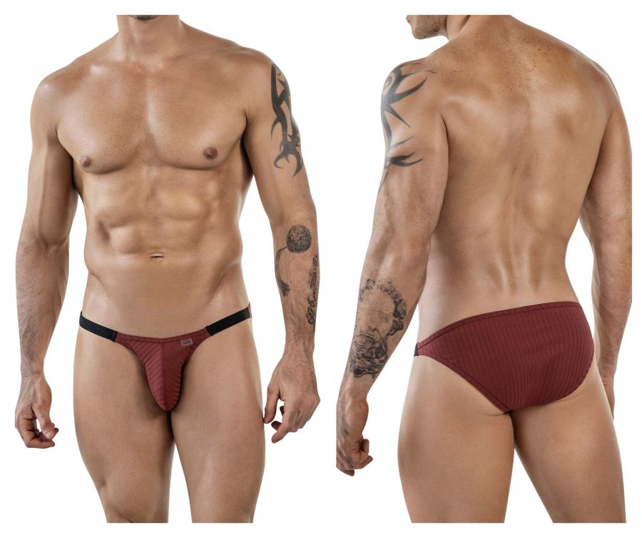 Clever Moda Mantra Men's Bikini Brief in Grape – men's briefs