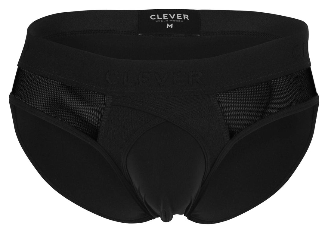 Clever Moda Eros Men's Bikini Brief in Black – men's briefs