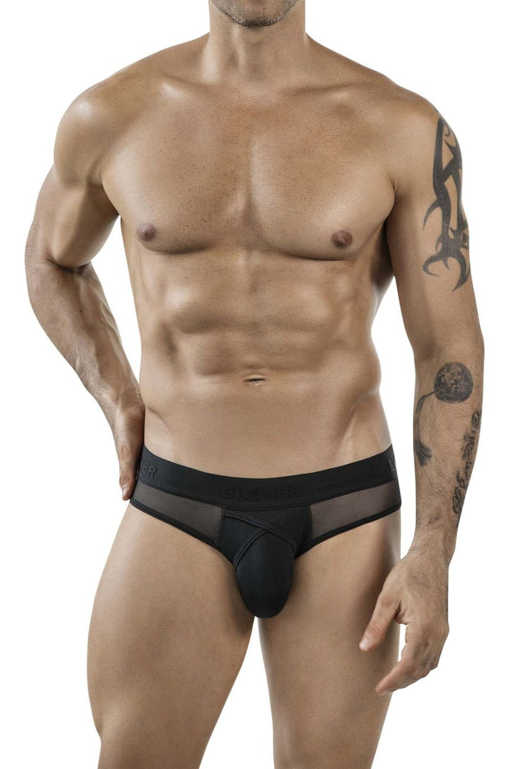 Clever Moda Eros Men's Bikini Brief in Black – men's briefs