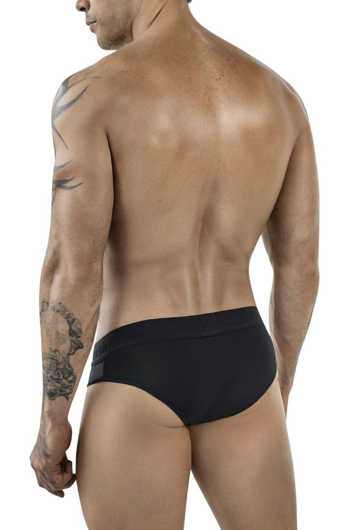 Clever Moda Eros Men's Bikini Brief in Black – men's briefs