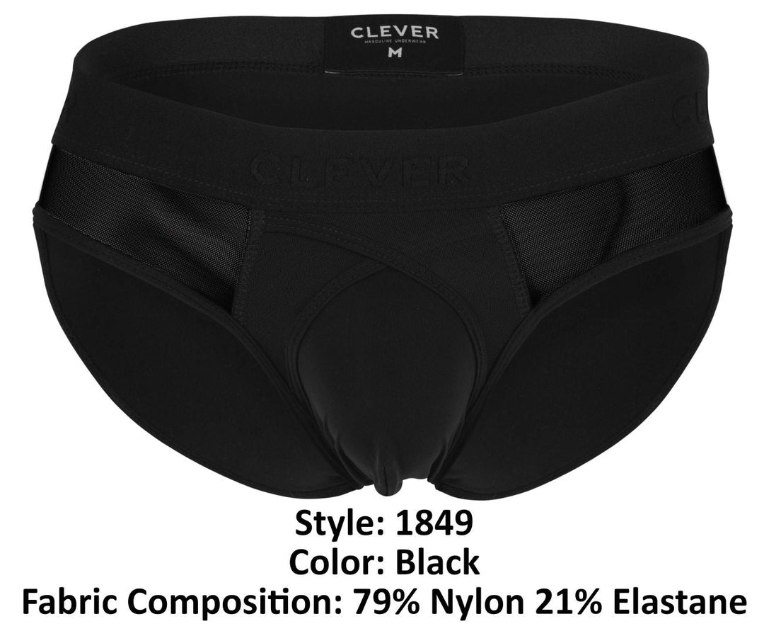 Clever Moda Eros Men's Bikini Brief in Black – men's briefs