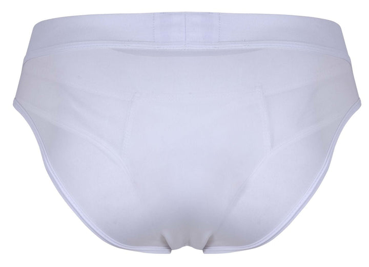 Clever Moda Eros Men's Bikini Brief in White – men's briefs