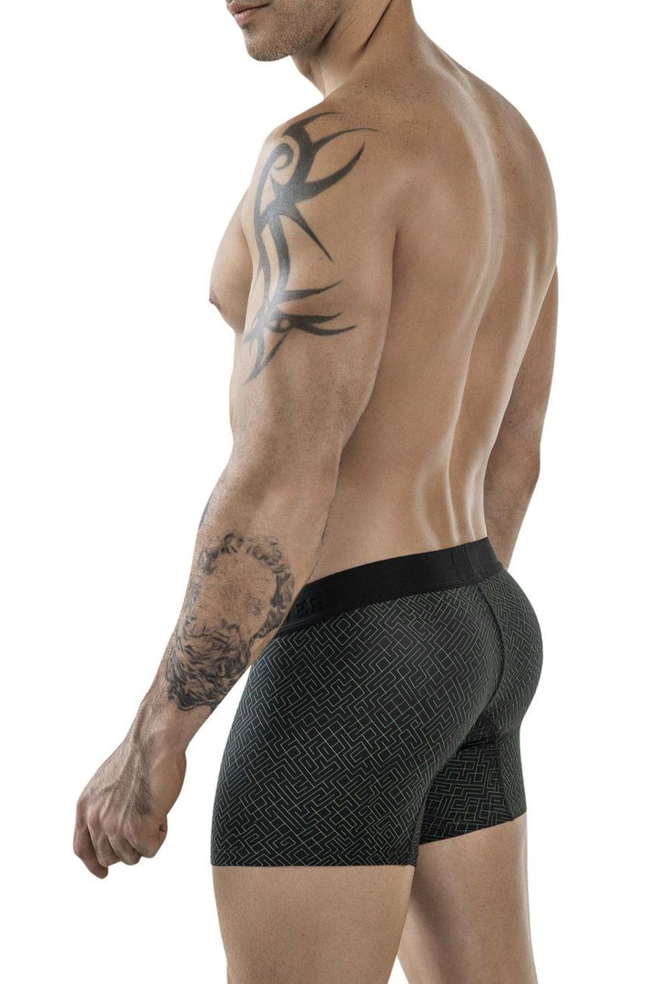 Clever Moda Laberin Men's Trunk Underwear in Black – men's trunks