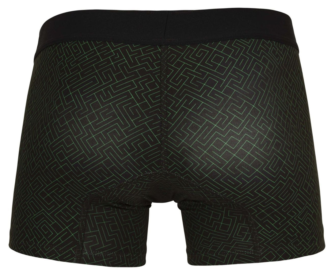 Clever Moda Laberin Men's Trunk Underwear in Black – men's trunks
