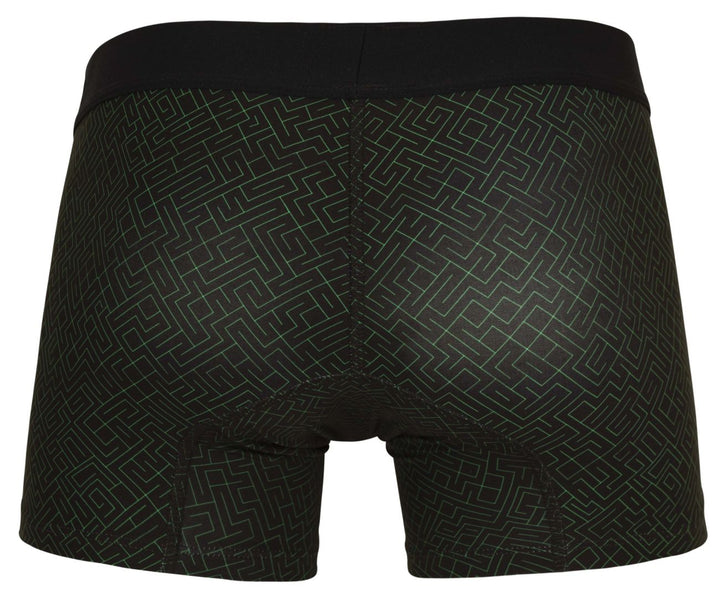 Clever Moda Laberin Men's Trunk Underwear in Black – men's trunks
