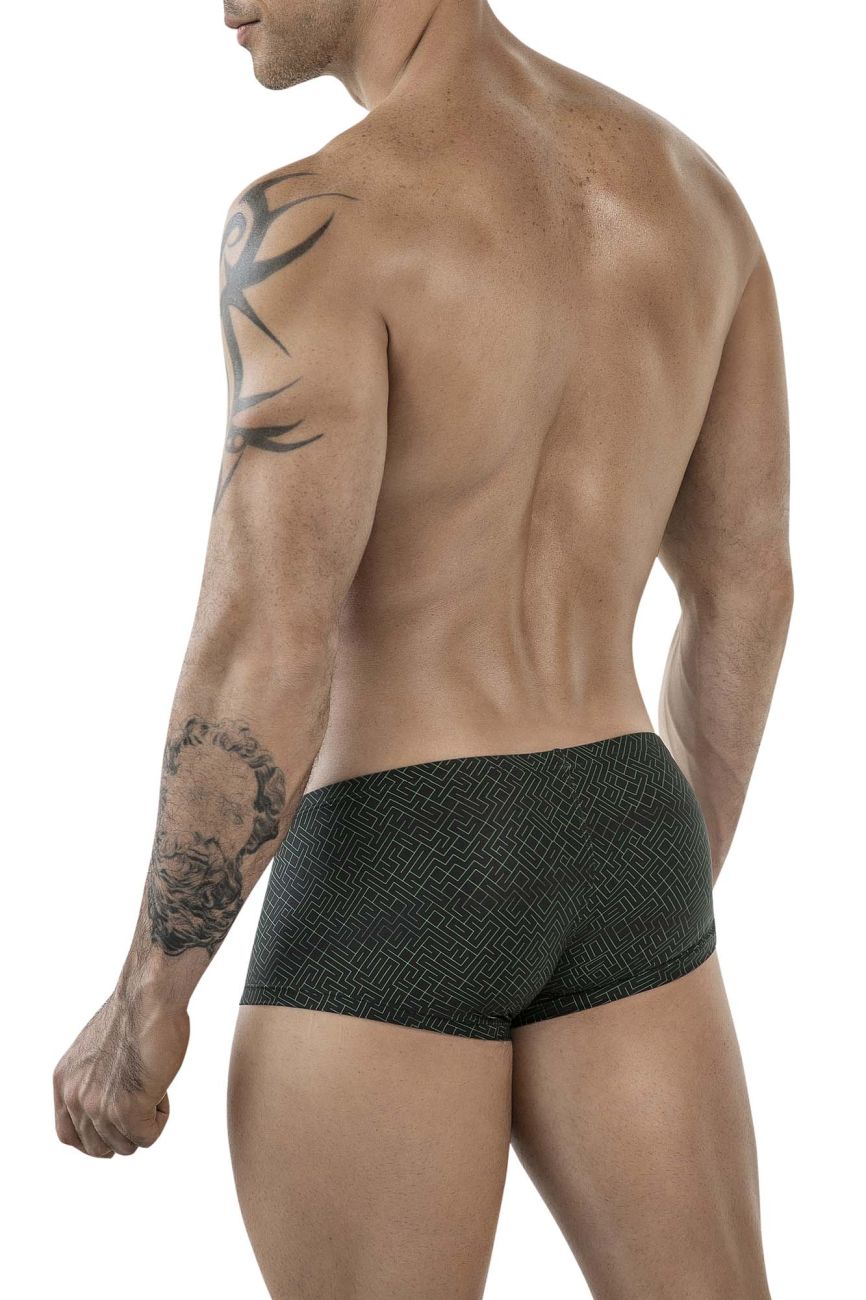 Clever Moda Laberin Men's Trunk Underwear in Black – men's trunks