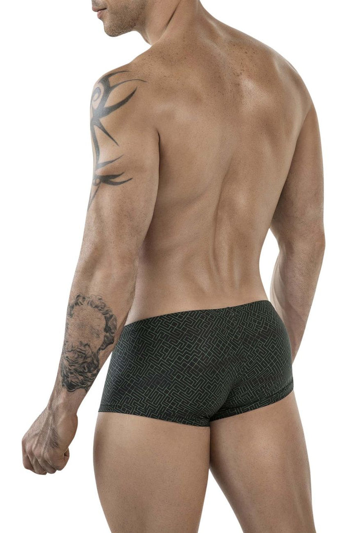 Clever Moda Laberin Men's Trunk Underwear in Black – men's trunks