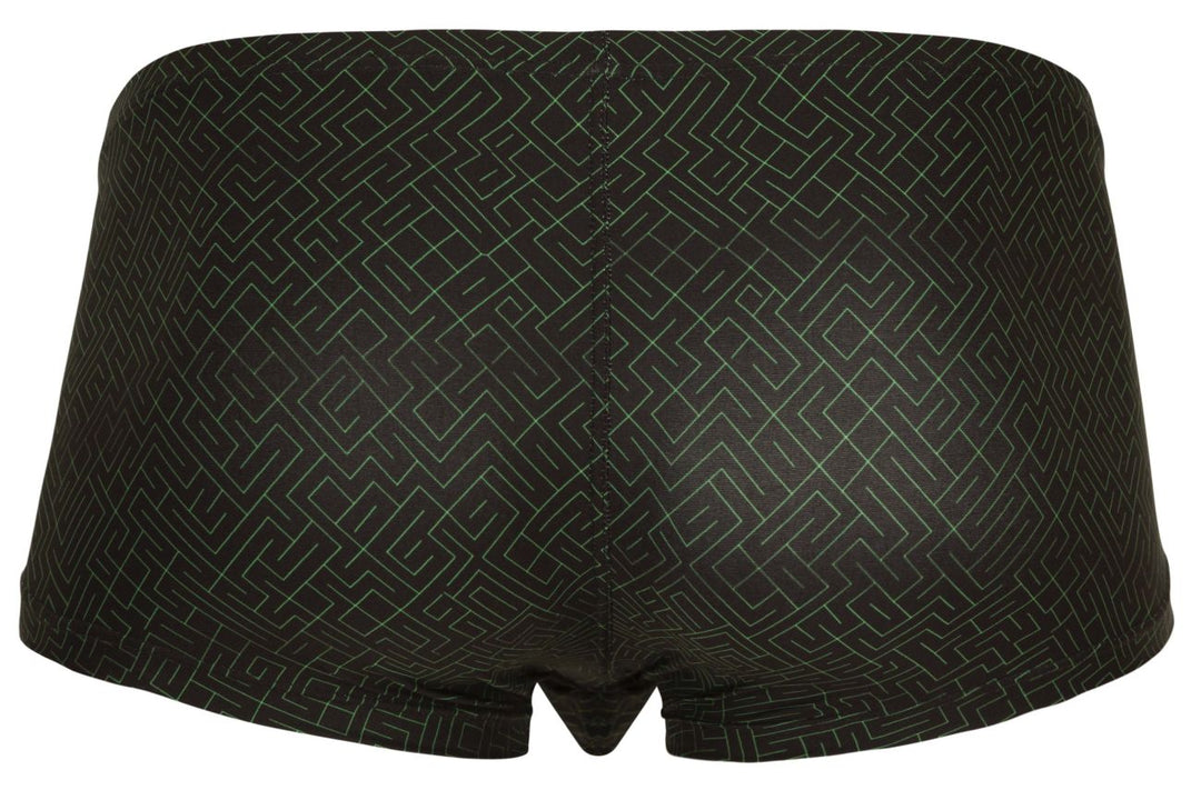 Clever Moda Laberin Men's Trunk Underwear in Black – men's trunks