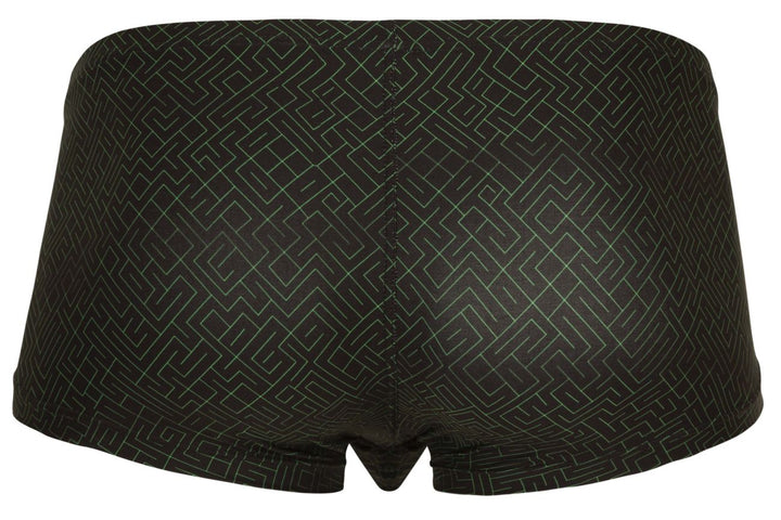 Clever Moda Laberin Men's Trunk Underwear in Black – men's trunks