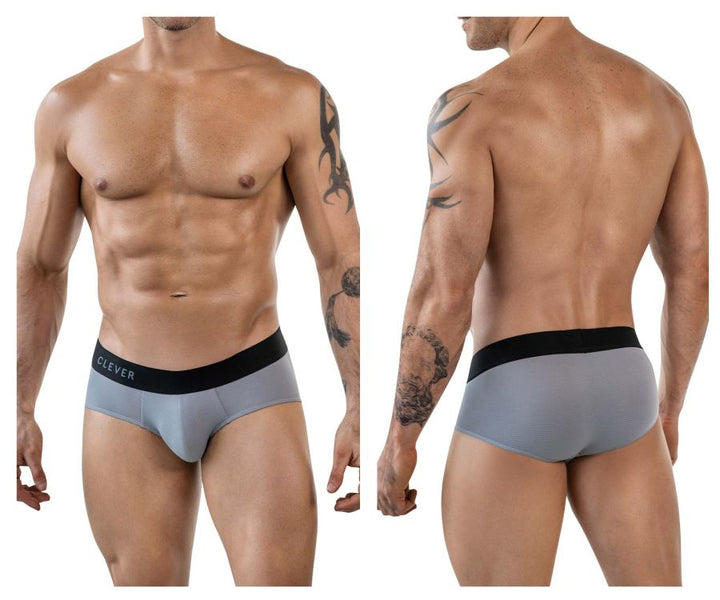 Clever Moda Oneal Men's Bikini Brief in Gray – men's briefs