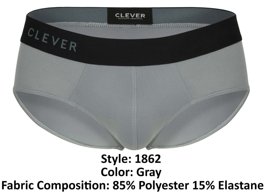 Clever Moda Oneal Men's Bikini Brief in Gray – men's briefs