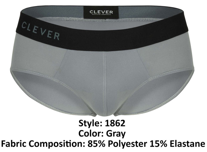 Clever Moda Oneal Men's Bikini Brief in Gray – men's briefs