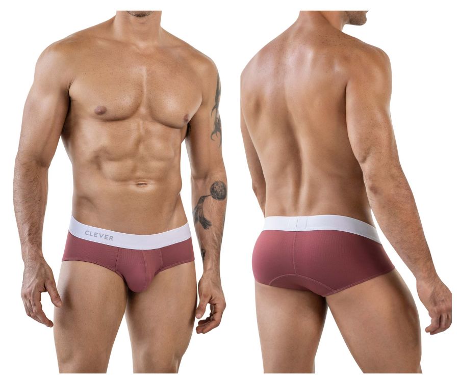 Clever Moda Lecler Men's Bikini Brief in Grape – men's briefs
