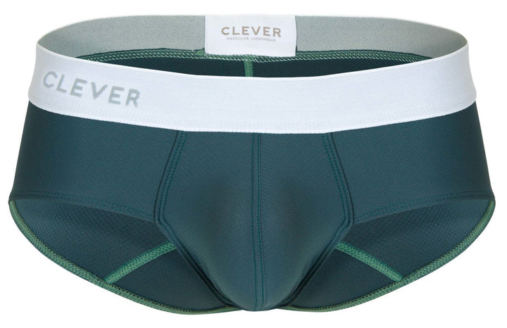 Clever Moda Lecler Men's Bikini Brief in Green – men's briefs