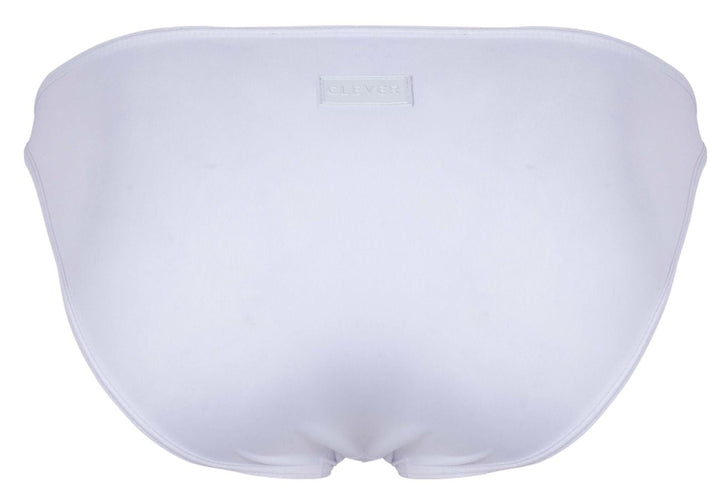 Clever Moda Oomph Men's Bikini Brief in White – men's briefs
