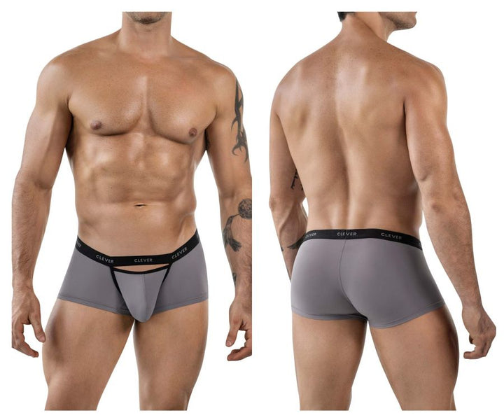 Clever Moda Tokio Men's Trunk Underwear in Gray – men's trunks