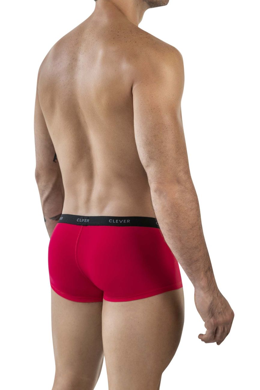 Clever Moda Tokio Men's Trunk Underwear in Red – men's trunks