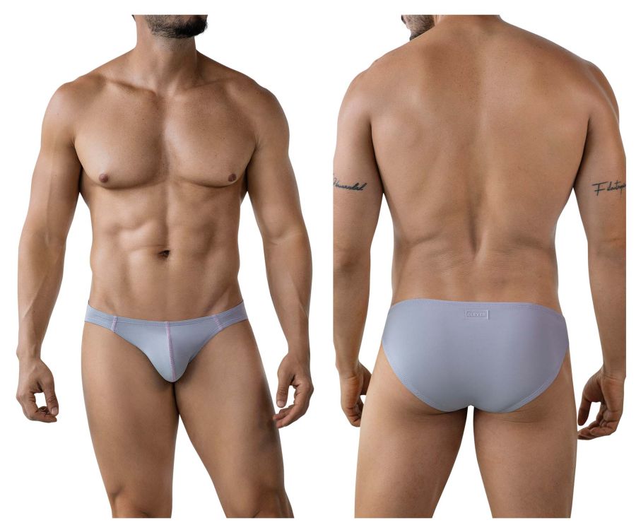 Clever Moda Raices Men's Bikini Brief in Gray – men's briefs