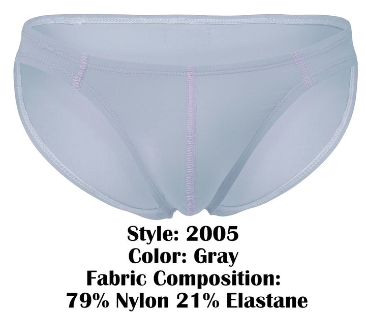 Clever Moda Raices Men's Bikini Brief in Gray – men's briefs