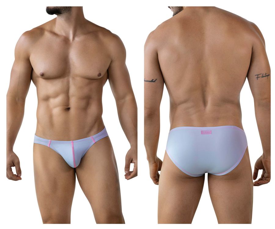Clever Moda Raices Men's Bikini Brief in Light Blue – men's briefs