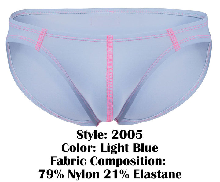 Clever Moda Raices Men's Bikini Brief in Light Blue – men's briefs