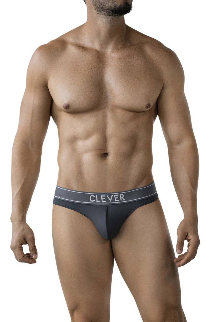 Clever Moda Raw Men's Thong in Dark Gray – men's thongs