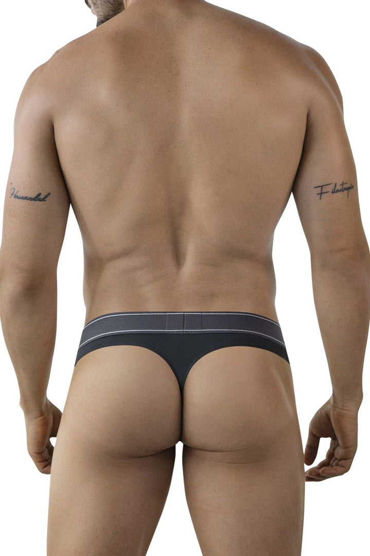 Clever Moda Raw Men's Thong in Dark Gray – men's thongs