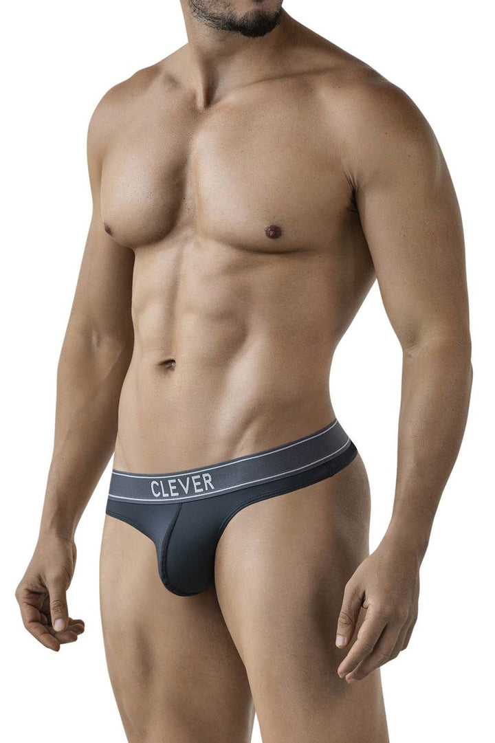 Clever Moda Raw Men's Thong in Dark Gray – men's thongs