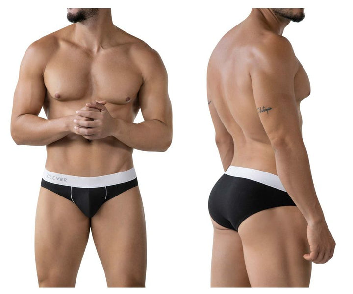 Clever Moda Origen Men's Bikini Brief in Black – men's briefs