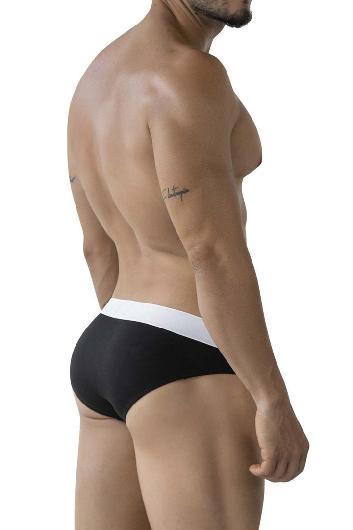Clever Moda Origen Men's Bikini Brief in Black – men's briefs