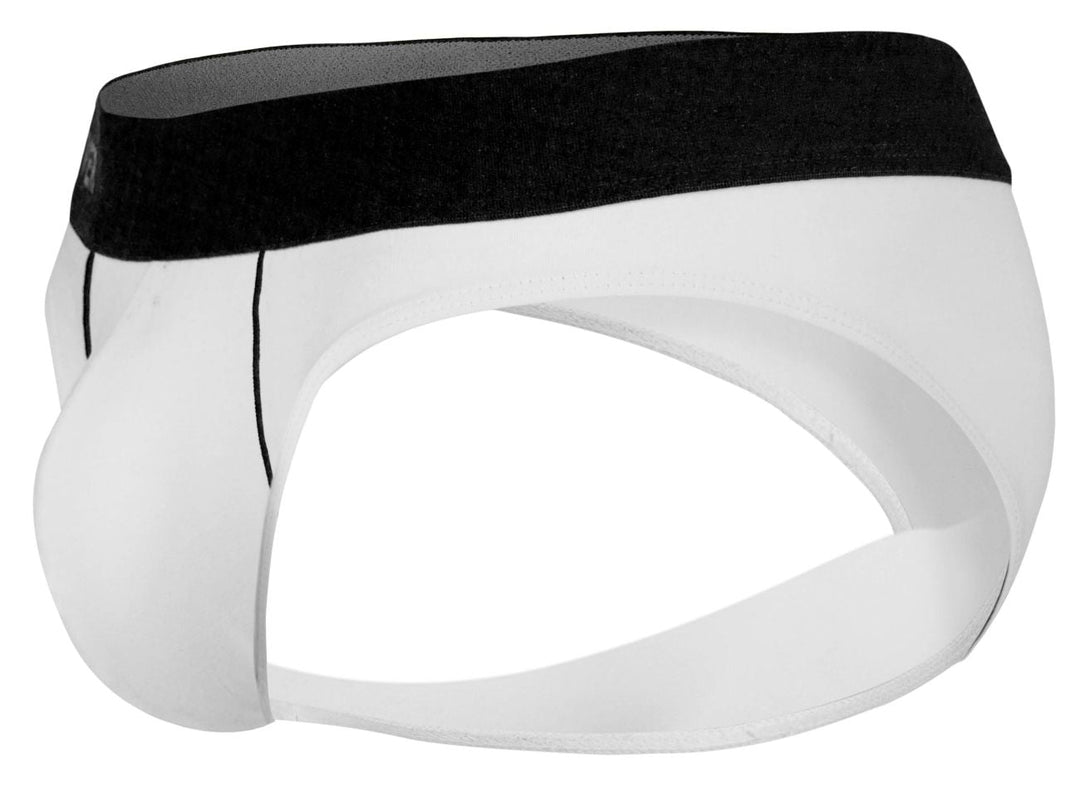 Clever Moda Origen Men's Bikini Brief in White – men's briefs