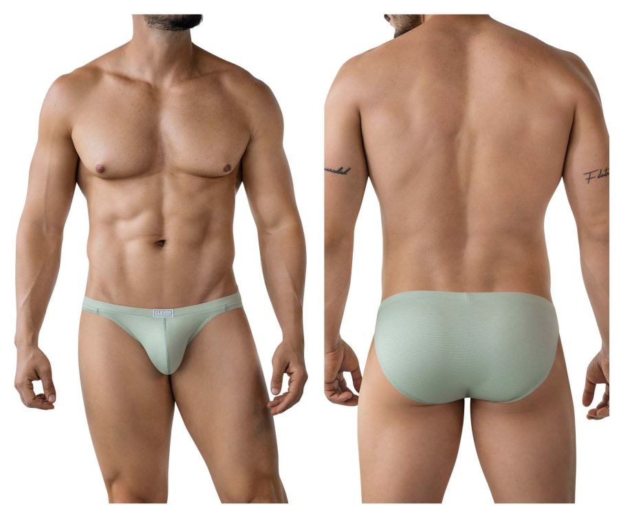 Clever Moda Reto Men's Bikini Brief in Green – men's briefs
