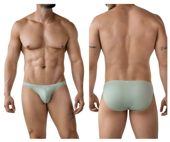 Clever Moda Reto Men's Bikini Brief in Green – men's briefs