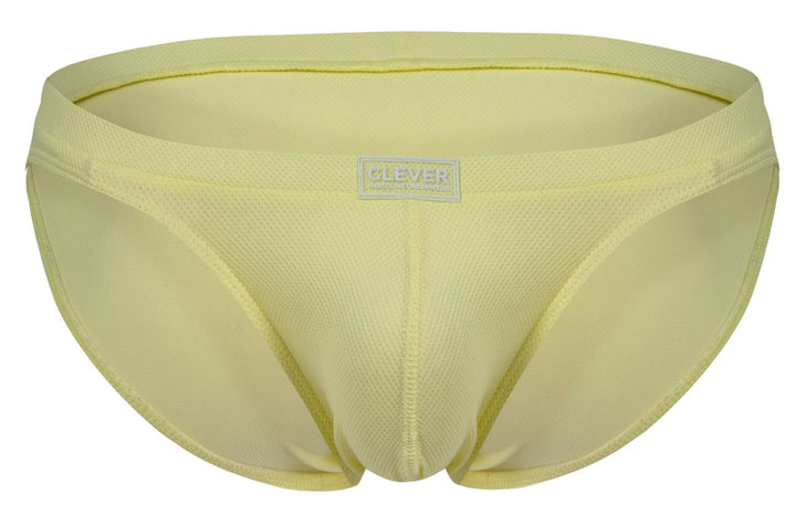 Clever Moda Reto Men's Bikini Brief in Light Yellow – men's briefs