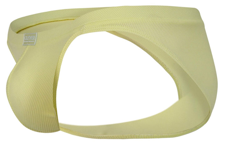 Clever Moda Reto Men's Bikini Brief in Light Yellow – men's briefs