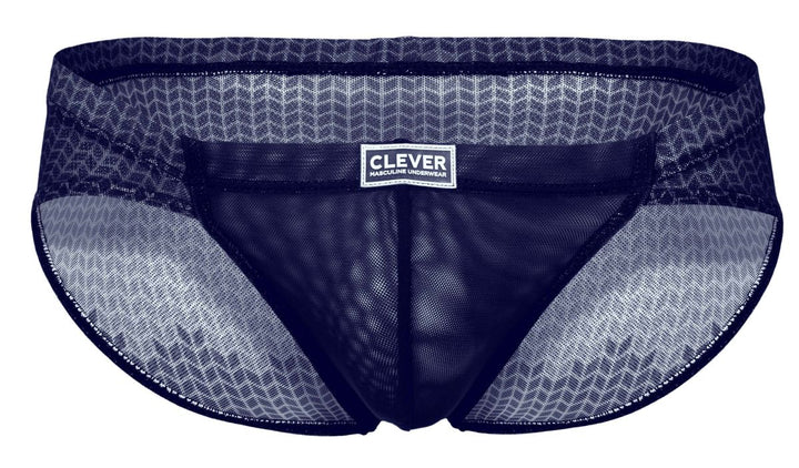 Clever Moda Mosaico Men's Bikini Brief in Dark Blue – men's briefs