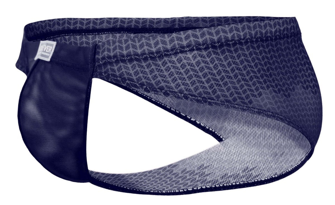 Clever Moda Mosaico Men's Bikini Brief in Dark Blue – men's briefs
