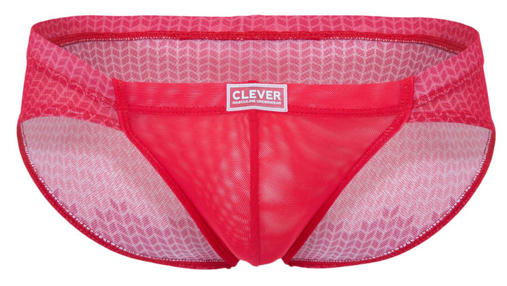 Clever Moda Mosaico Men's Bikini Brief in Red – men's briefs