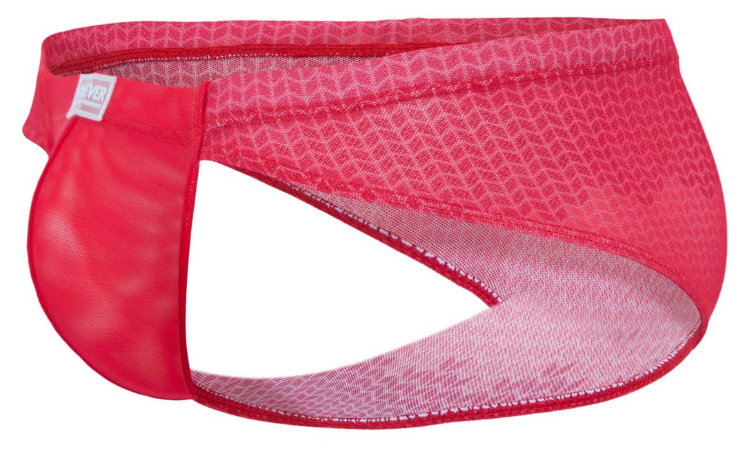 Clever Moda Mosaico Men's Bikini Brief in Red – men's briefs