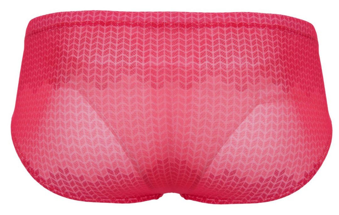 Clever Moda Mosaico Men's Bikini Brief in Red – men's briefs