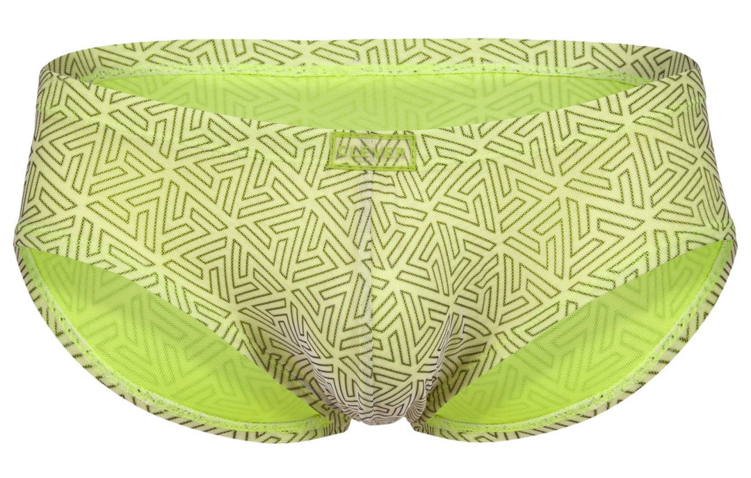 Clever Moda Neon Men's Bikini Brief in Green – men's briefs