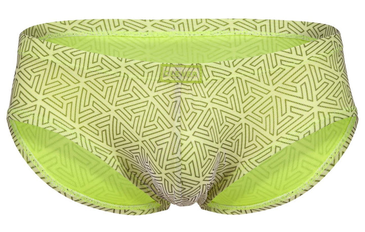 Clever Moda Neon Men's Bikini Brief in Green – men's briefs