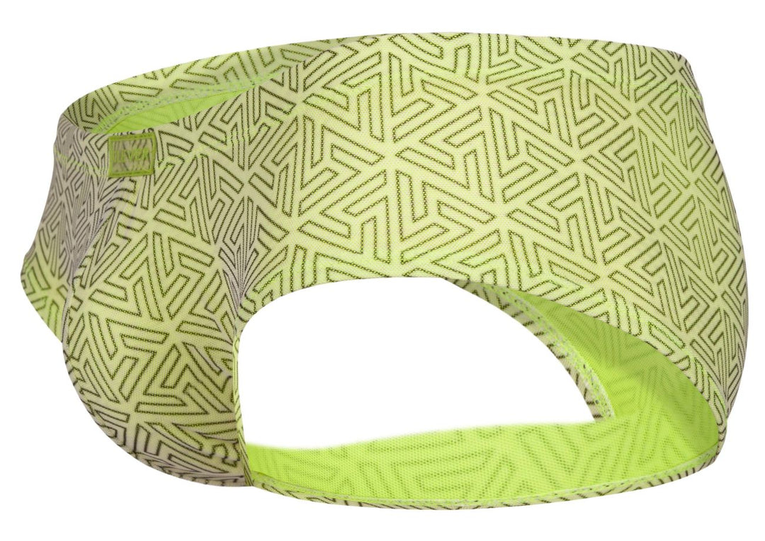 Clever Moda Neon Men's Bikini Brief in Green – men's briefs