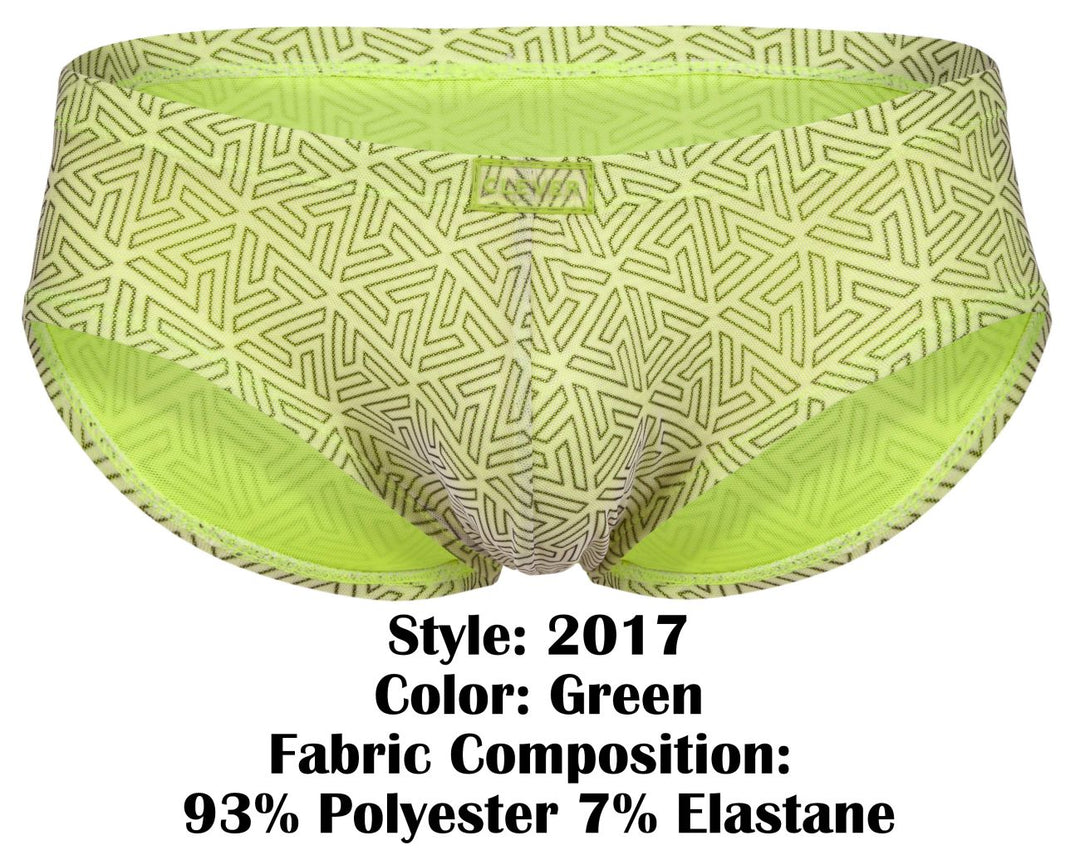 Clever Moda Neon Men's Bikini Brief in Green – men's briefs