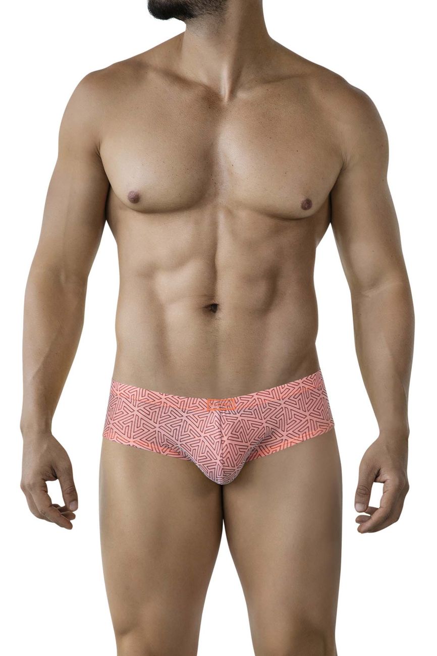 Clever Moda Neon Men's Bikini Brief in Orange – men's briefs