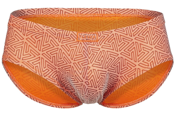 Clever Moda Neon Men's Bikini Brief in Orange – men's briefs
