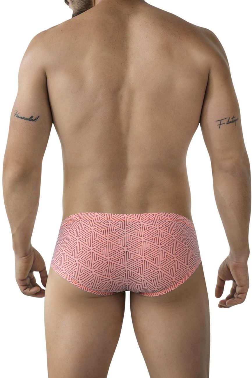 Clever Moda Neon Men's Bikini Brief in Orange – men's briefs