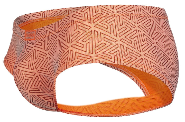 Clever Moda Neon Men's Bikini Brief in Orange – men's briefs